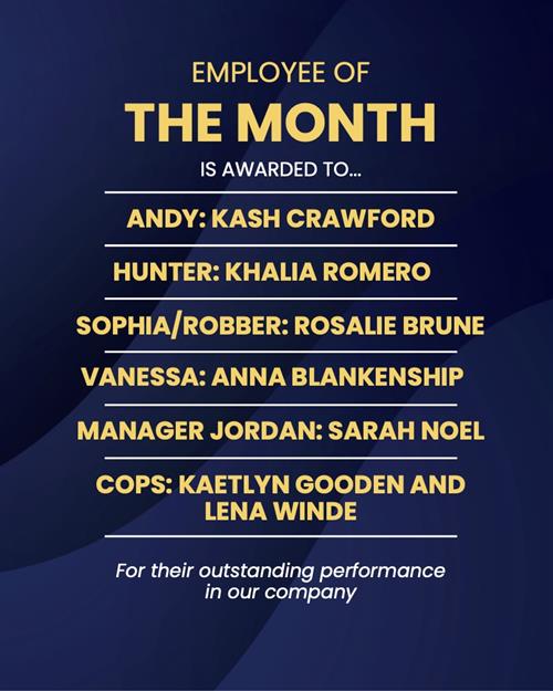Employee Cast List